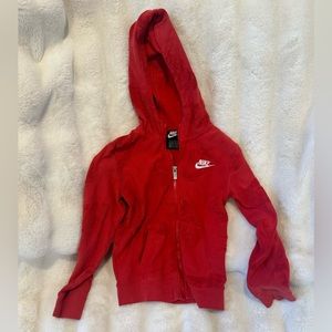 Nike Fleece Full Zip Hoodie (Youth 6-7)
